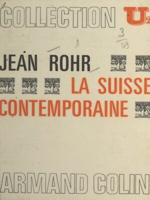 cover image of La Suisse contemporaine